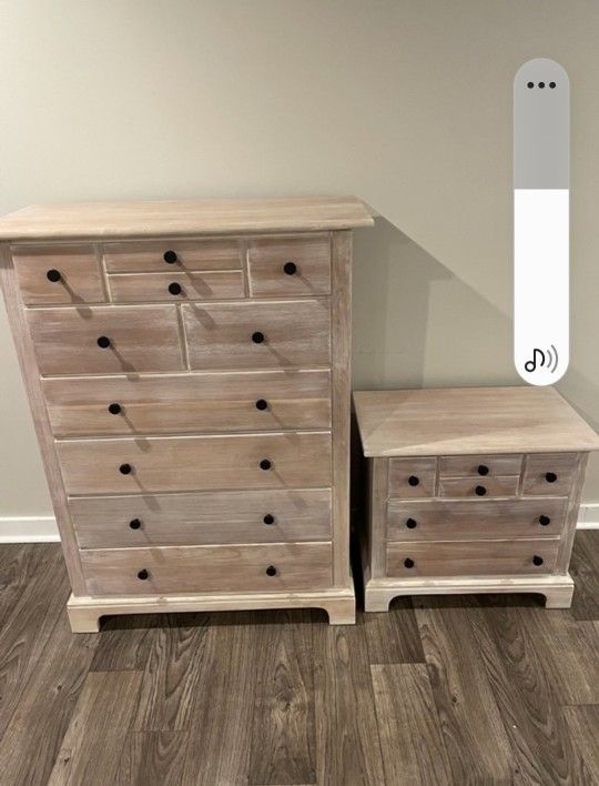 Gorgeous Wood Dresser And Night Stand