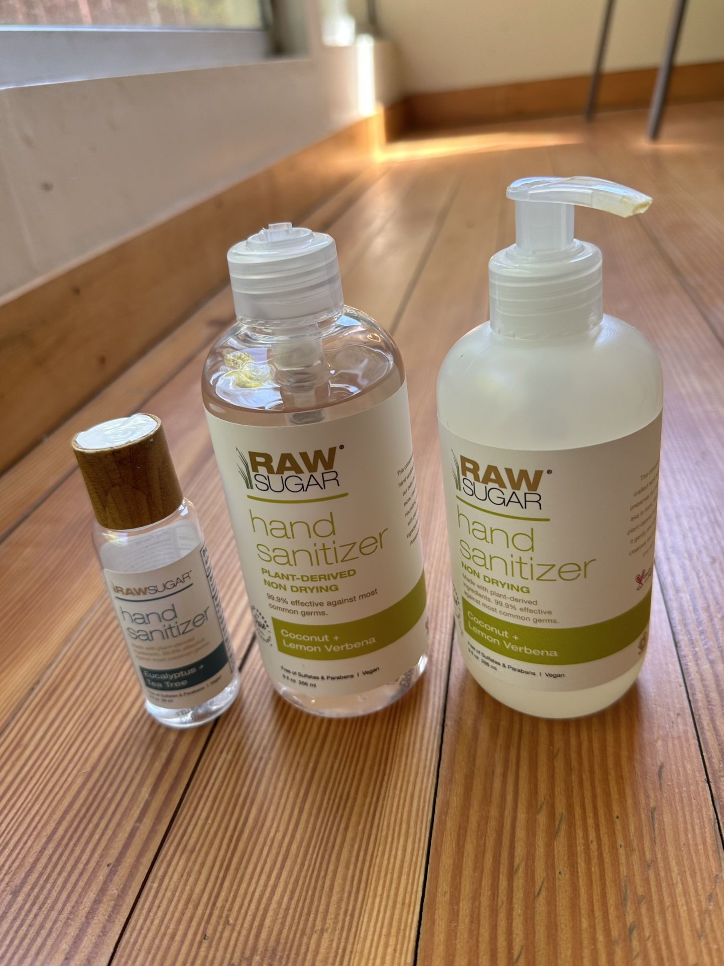 Raw Sugar Plant Derived Non Drying Hand Sanitizer