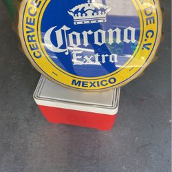 Corona Extra 20 Inch Metal Bottle Cap Sign