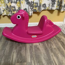 Little Tikes Kids Rocking Horse in Magenta