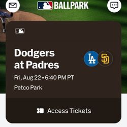 2 Tickets For Sale, Toyota Terrence.