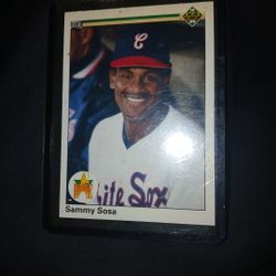 sammy sosa upper deck baseball card