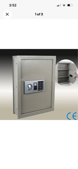 DIGITAL ELECTRONIC FLAT RECESSED WALL SAFE SECURITY BOX JEWELRY new