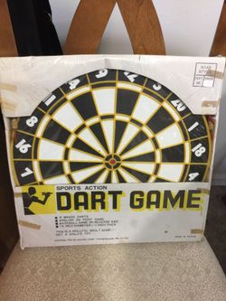 1970’s sealed brand new dartboard never opened