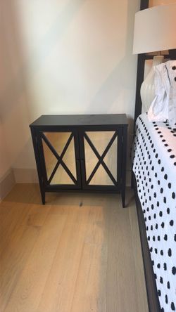 Target black mirrored cabinet
