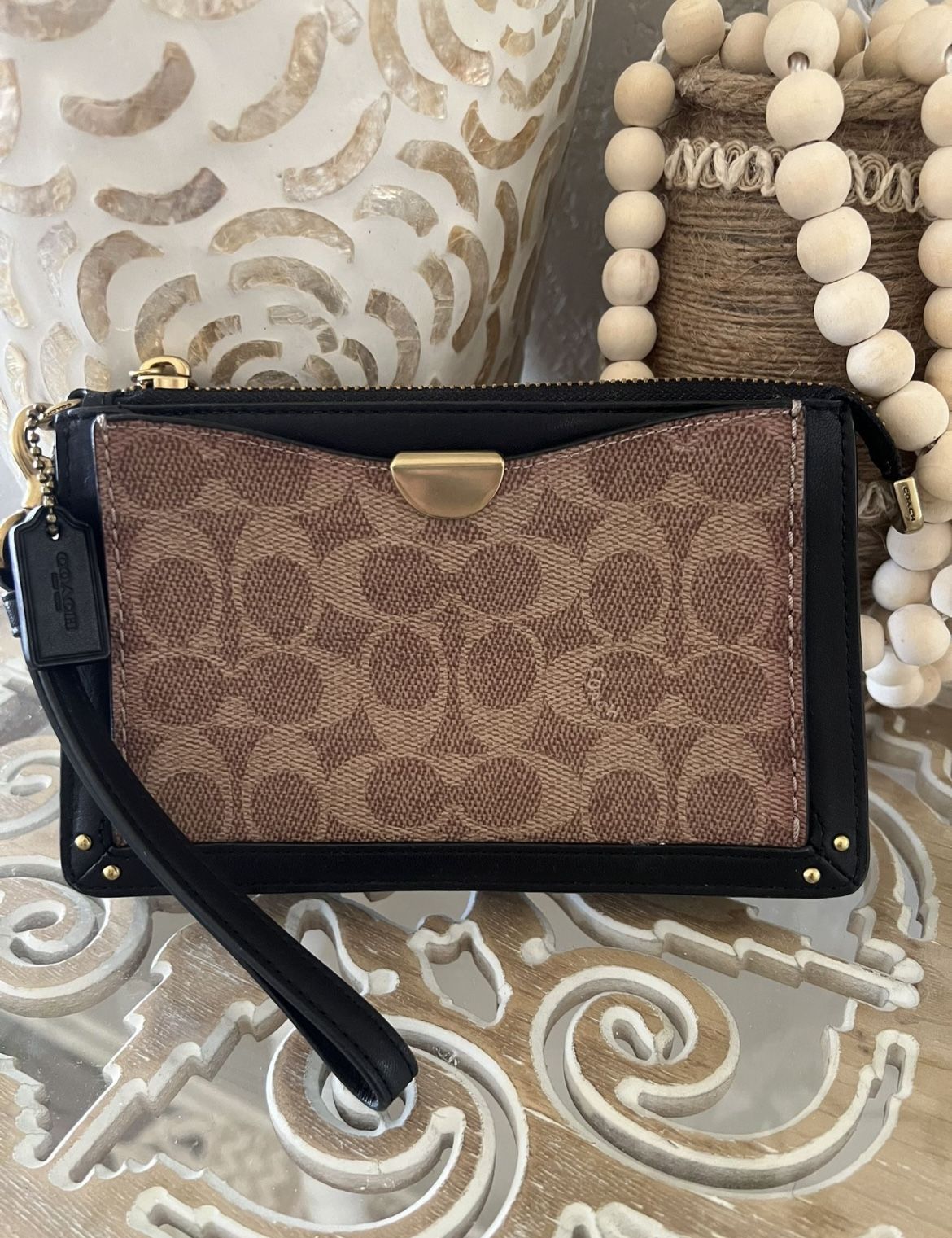 Coach Wallet Wristlet Dreamer Wristlet In Signature Canvas