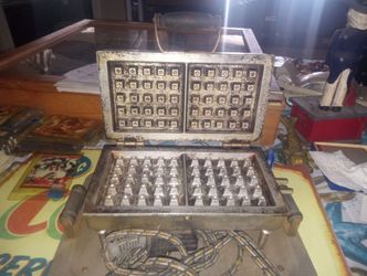 Antique Belgian waffle maker