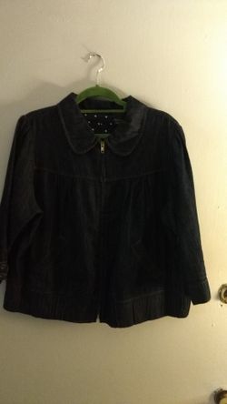 Torrid jean jacket size 1