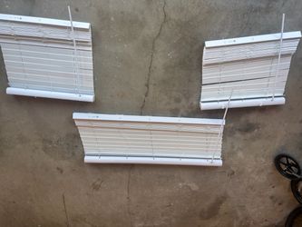 Faux wood blinds