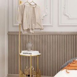 Coat Rack Freestanding Metal, Coat Rack Stand With Hooks And Baskets, Metal Hall Tree With Storage, Hat Hanger Garment Storage Holder With Wheels

