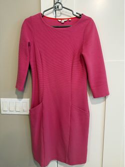 Boden ottoman dress - pink