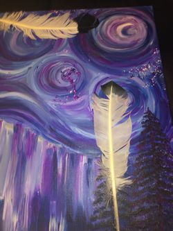 Purple panting