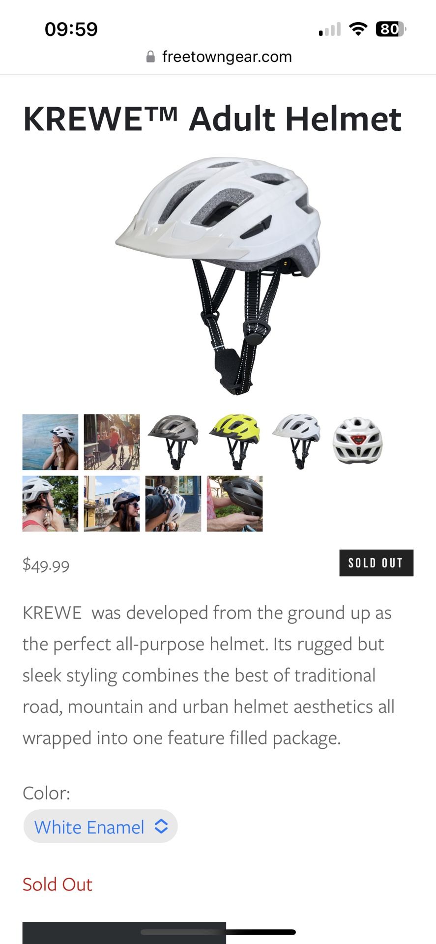Krewe freetown bike helmet sale
