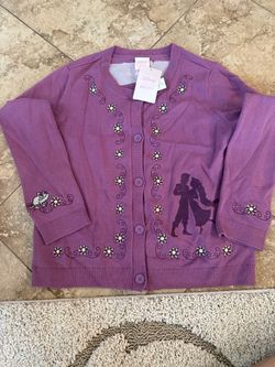 Disney BoxLunch Tangled Embroidered Sun Cardigan - Size Large