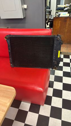 Original Three Row Radiator From A 69 Pontiac Firebird