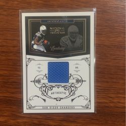 Antonio Gates National Treasure Jersey Card 