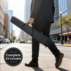 Retractable Roll Up Banner Stand 33”x 80”