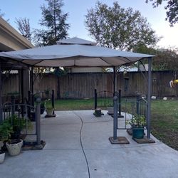 Patio Cover Not Included, Only Frame & Rail