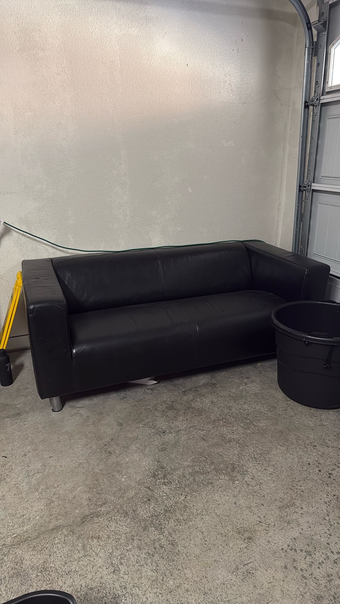 Black Couch - leather