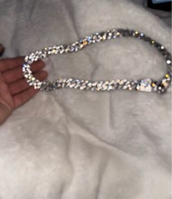 Moissinite bracelet and chain
