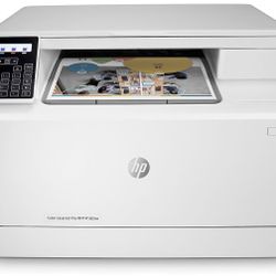 HP Color LaserJet Pro M182nw Wireless All-in-One Laser Printer, Remote Mobile Print, Scan & Copy, Works with Alexa (7KW55A)
