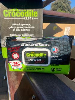 Crocodile cloth power scrub