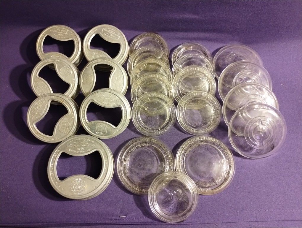 Vintage Presto Canning Lid Sets & Ball Glass Jar Lids