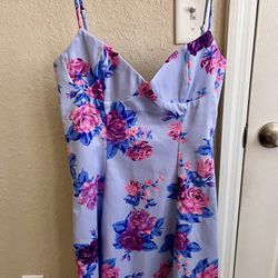 Zara Floral Mini Dress NEW