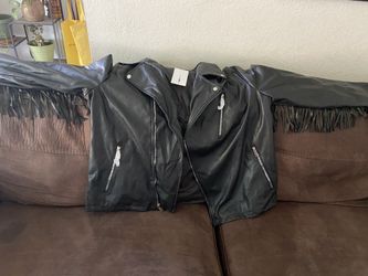 FASHION NOVA FAUX LEATHER JACKET