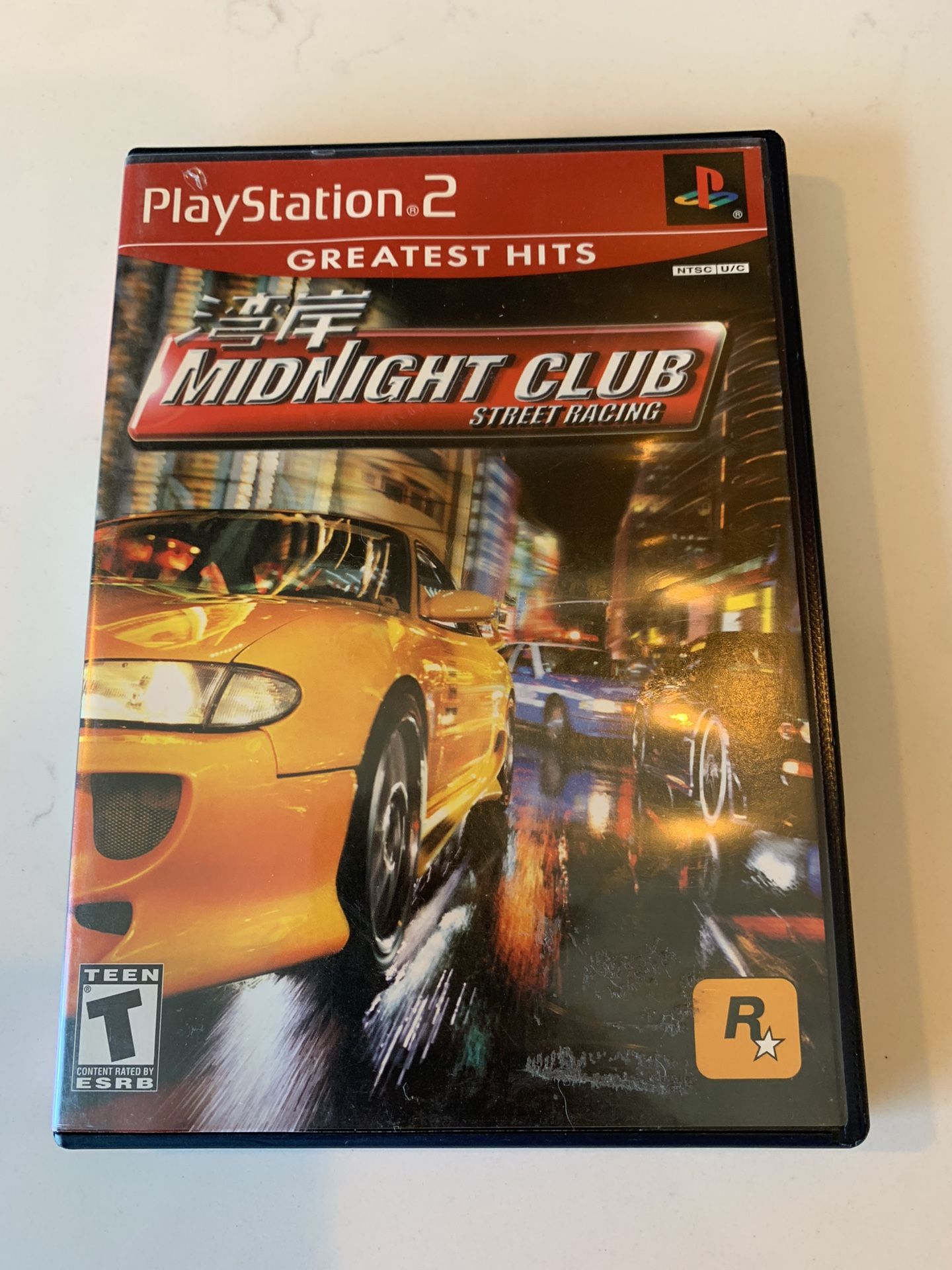 Midnight Club: Street Racing (Sony PlayStation 2, 2000) CASE & MANUAL ONLY