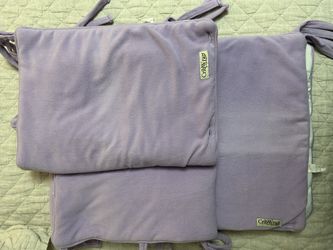 FREE Trend Lab Fleece Rail Covers - Lavender Front + Side Rails 
