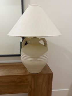 Beige lamp