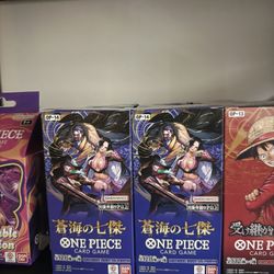 One Piece OP14 Japanese Booster Box Azure Sea’s Seven op-14 