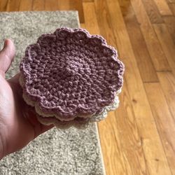 Handmade Crochet Coasters 