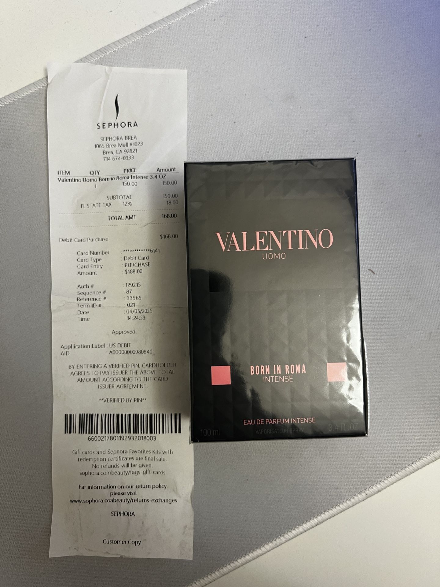 Valentino UOMO Born In Roma INTENSE