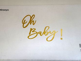 Baby Shower Golden Sign