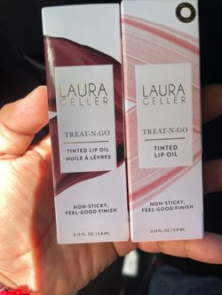 Laura Geller Treat-N-Go Tinted Lip Oil – Set of 2