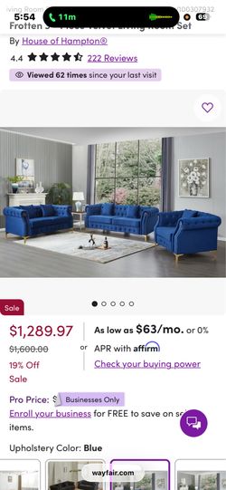 Wayfair 3 Piece Living Room Set