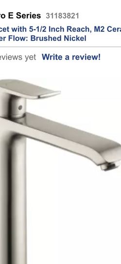 Metros Single Hole Brushed Nickel Faucet