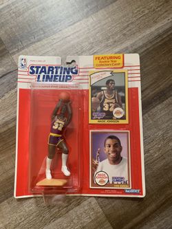 1(contact info removed) MAGIC JOHNSON Rookie Year Starting Lineup Cards And Figure