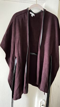 Burgundy Poncho S/M