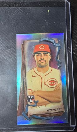 2026 Topps Allen & Ginter - Sal Stewart #98 - Rookie Mini Chrome Refractor (RC)