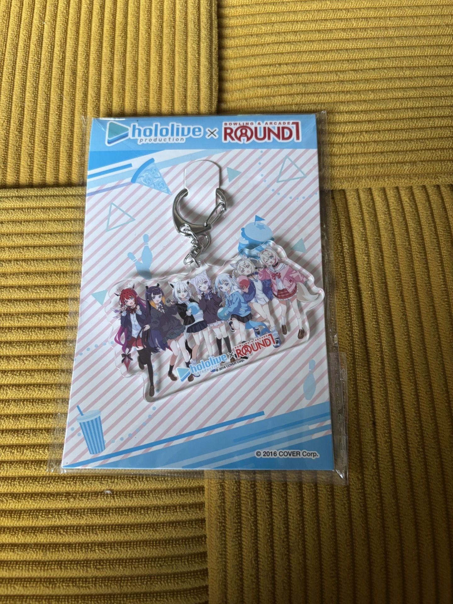 Hololive Round1 Promo Keychain