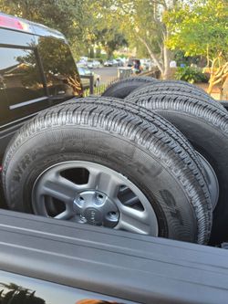 5 Brand new take off  Goodyear Tires and Wheels