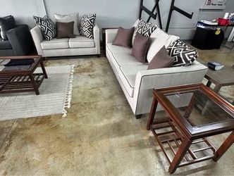 new sofa and loveseat. Pickup available, or delivery for a fee. We accept cash or Zelle for payment.