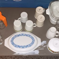 Anchor hawking Corning Ware Pyrex Misc. Vintage Dishes