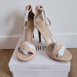 Higt Heel Pump Sandals Size 7