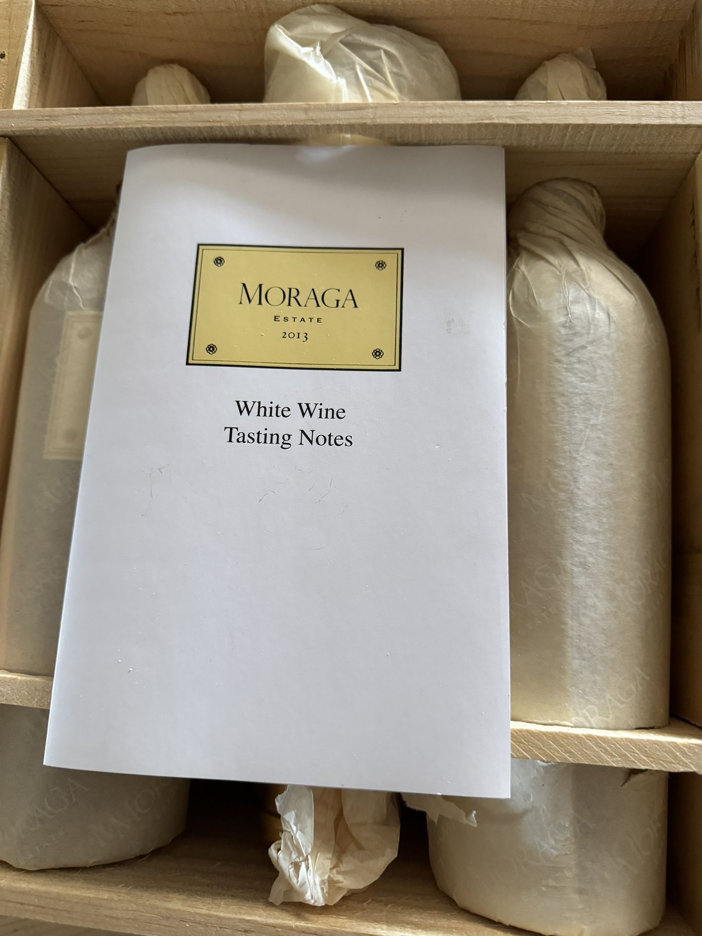 Moraga Estate 2013 White Wine