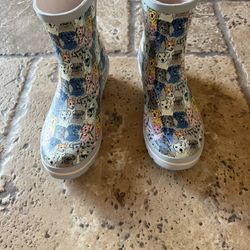 Rain Boots-Dog Print