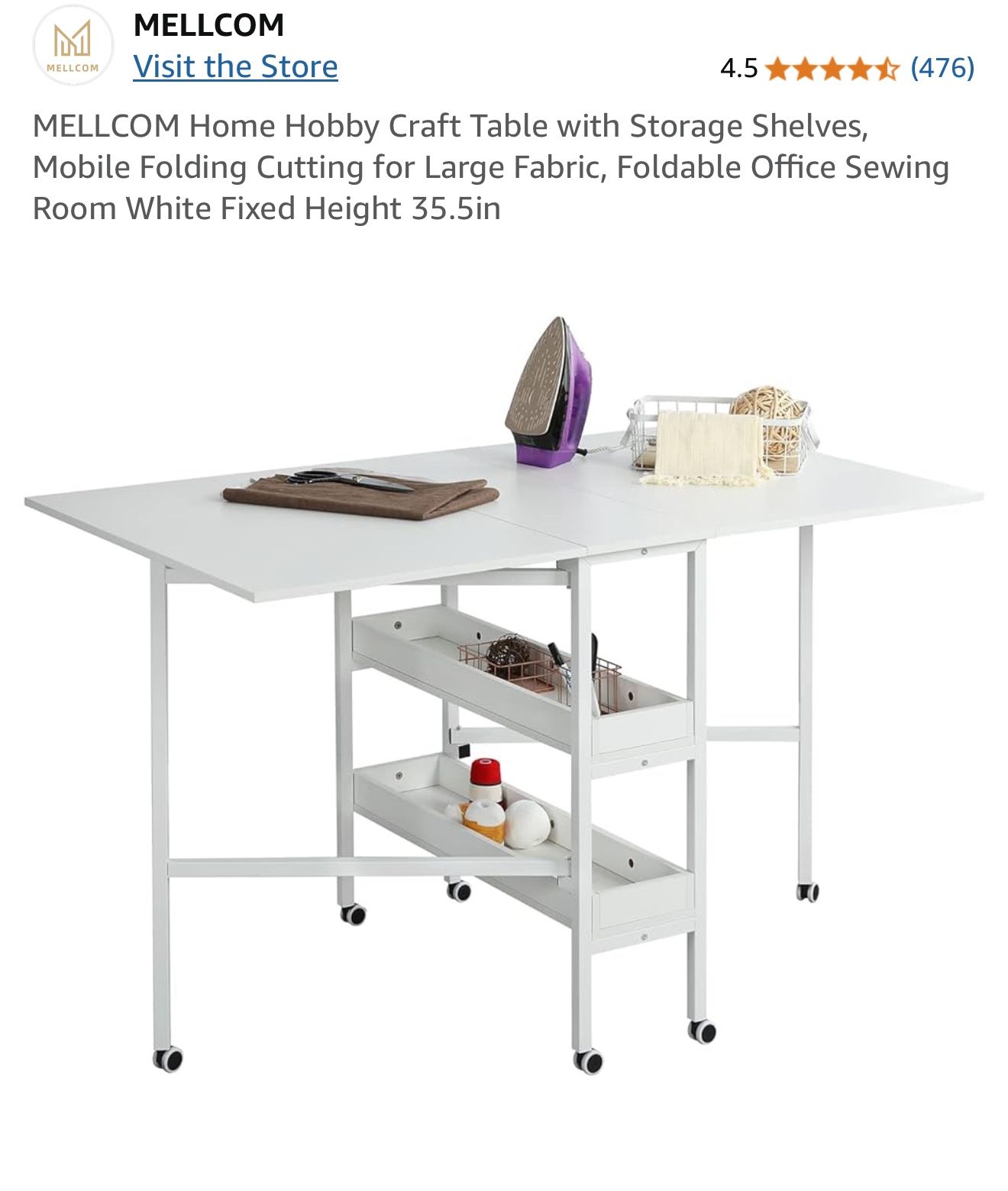 Mellcom Home Hobby Craft Desk